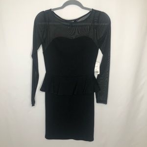 Mini black dress